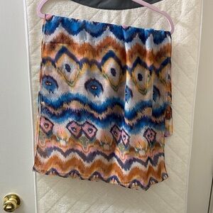 Multicolor Patterned Women's Scarf